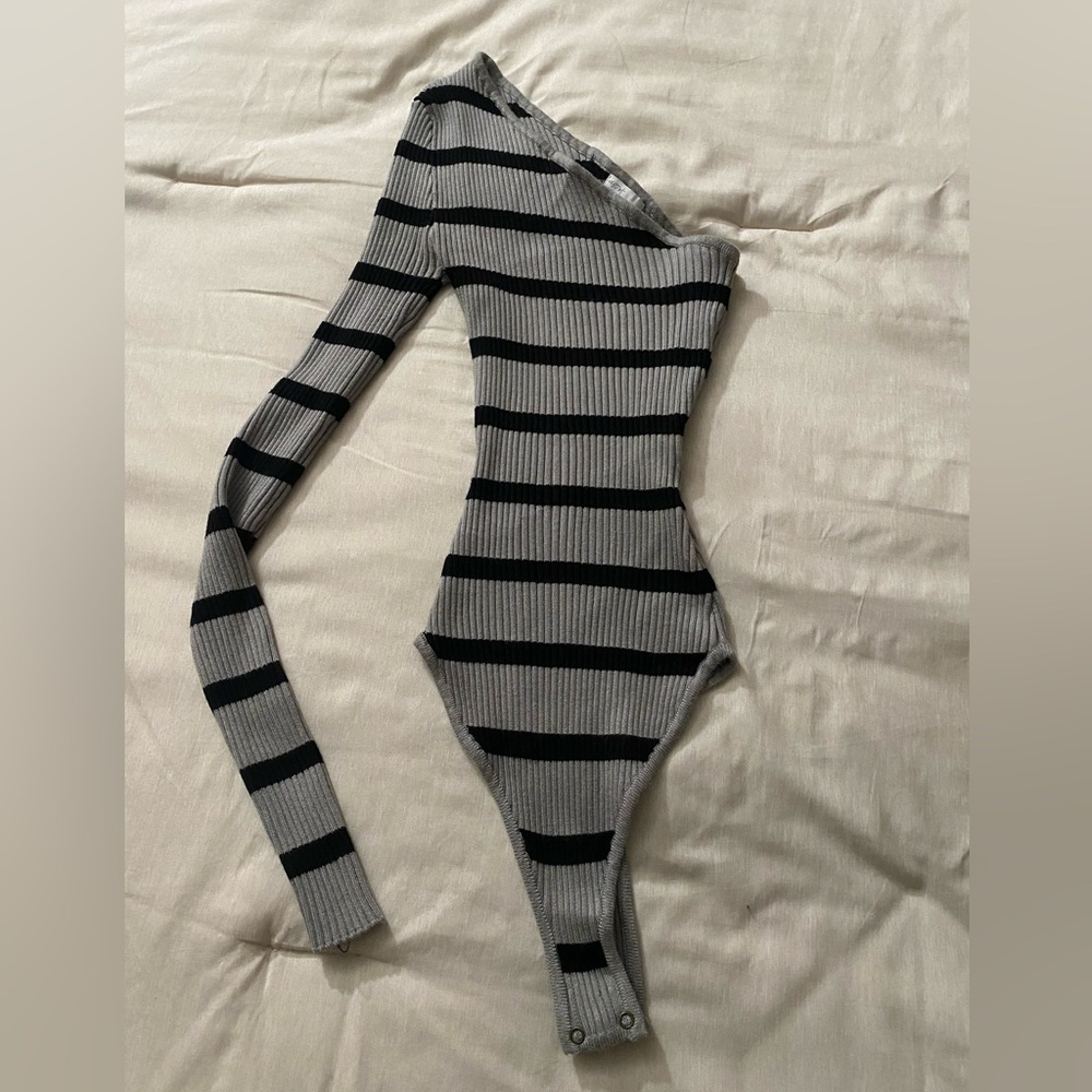 Tillys west of melrose striped bodysuit